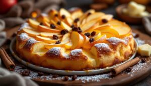 Ofenschlupfer mit Hefezopf und Äpfeln – so wird er außen goldbraun und innen cremig