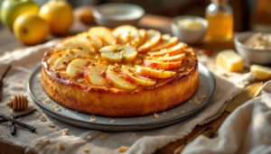 Saftiger Apfel-Kokos-Kuchen mit Honig – einfacher Rührkuchen, der immer gelingt