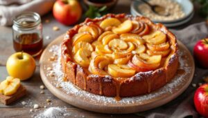 Apfelkuchen mit Karamellkruste: saftig, nicht zu süß und mit knusprigem Finish