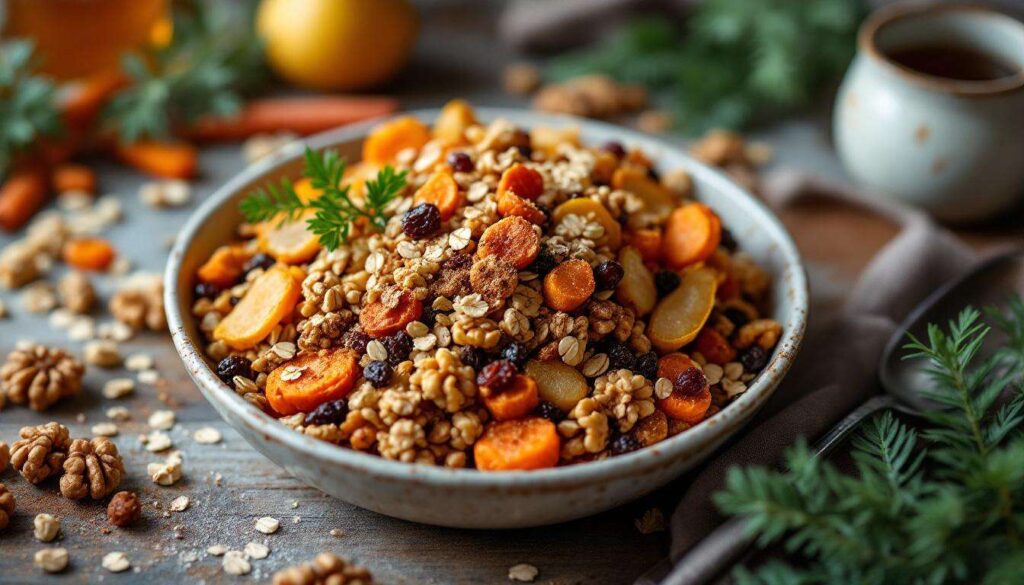 Birne-Karotte zum Frühstück: Der Kuchen, der Müsli ersetzt