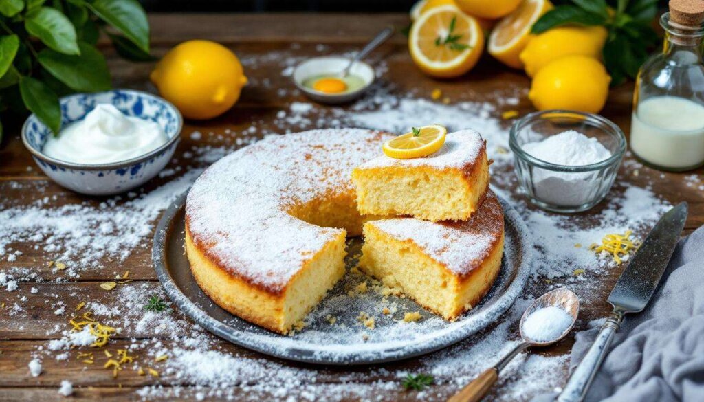 Joghurtkuchen mit Zitrone: Nur 5 Zutaten und in 30 Minuten auf dem Tisch