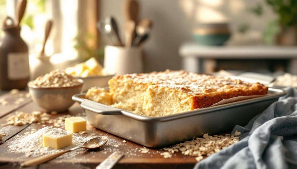 Puddingkuchen vom Blech: Cremig, einfach und perfekt für große Runden