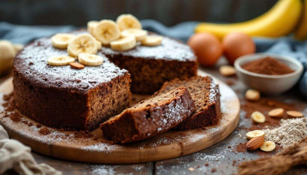 Schoko-Bananen-Kuchen: Nur 4 Zutaten und glutenfrei dank Mandelmehl