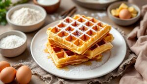 Schnelle Waffeln ohne Butter: Mit Öl werden sie außen knusprig, innen weich