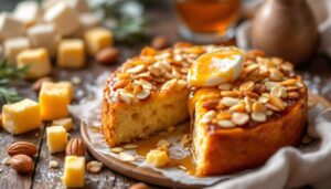 Bienenstich vom Blech: Das Geheimnis liegt in der Mandel-Karamell-Schicht