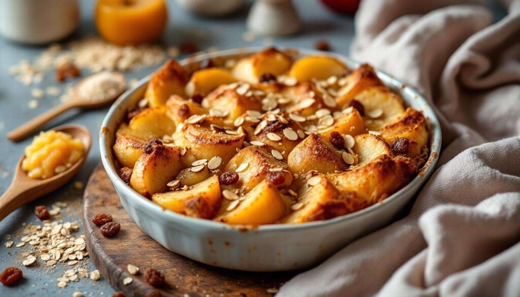 Warmer Apfelauflauf für kalte Märztage: Fertig in 20 Minuten, Seelenwärmer garantiert