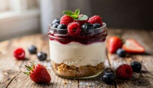 Käsekuchen im Glas: Der Meal-Prep-Trend, der Ihre Woche versüßt