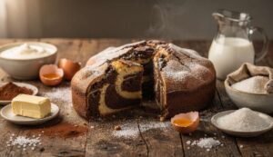 Marmorkuchen wie früher: Mit diesem Geheimtipp bleibt er tagelang saftig